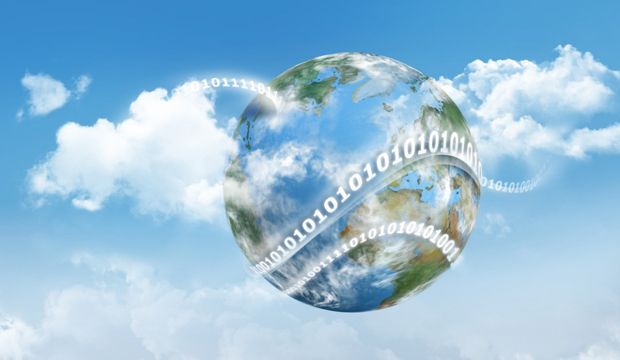 cloud earth numbers cyber security and data protection