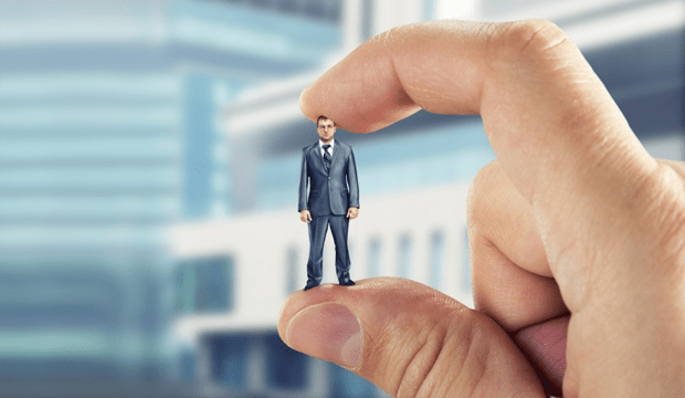 little man in hand big data