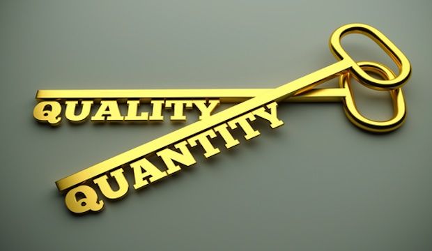 quantity, quality
