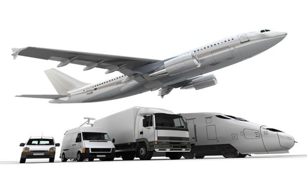 plane, truck, container