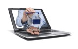laptop shopping cart