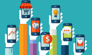 phones and hands