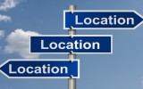 location sign