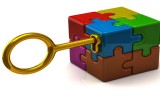 puzzle with key