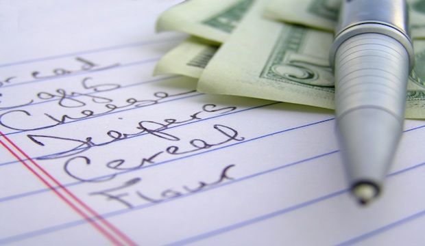 shopping list