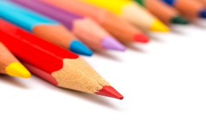 colored pencils