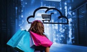 woman shopping bags