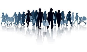 people shopping