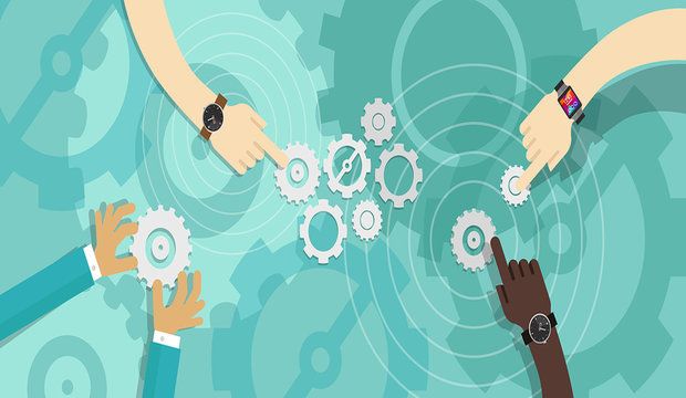 gear team work collaboration