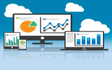 Website analytics and SEO data analysis concept. EPS10 file and included high resolution jpg