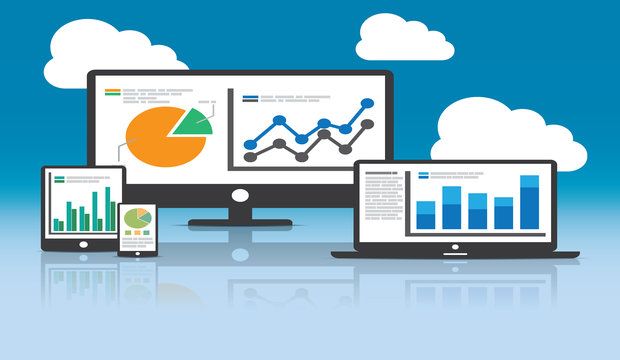 Web And Seo Analytics Concept - Illustration