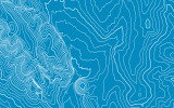 Topographic map background concept with real world topo lines.