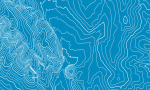 Topographic map background concept with real world topo lines.
