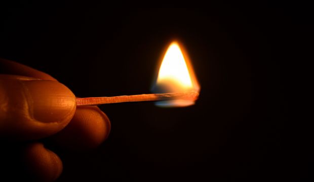 hold are ignited matches isolate on black background TIBCO Time to Ignite