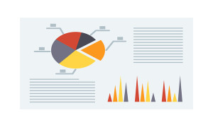 Financial accounting, business report vector. Business report financial chart and business report graph analysis plan. Business report corporate market and business report management diagram.