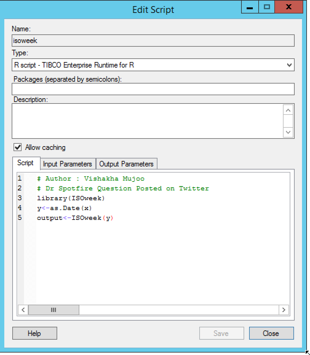 Reusable Simple Easy ISO Week Calculation With TIBCO Spotfire The