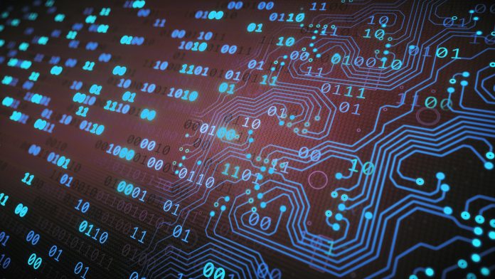 Green binary numbers with integrated circuit