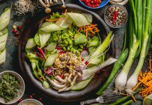 vegetables on table