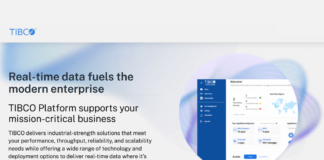 The new home page on the TIBCO website.