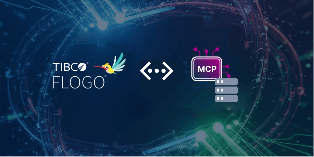 Visual representation of TIBCO Flogo integrating with MCP