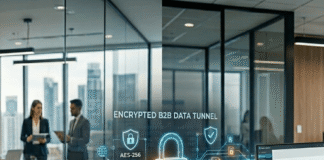 How does TIBCO secure B2B document exchange for end-to-end trust?