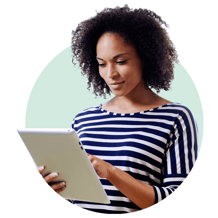 Woman on laptop
