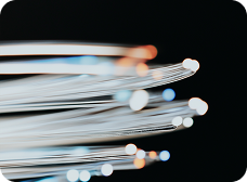 Illustration of optical fibers