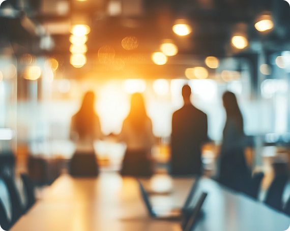 People discussing at work