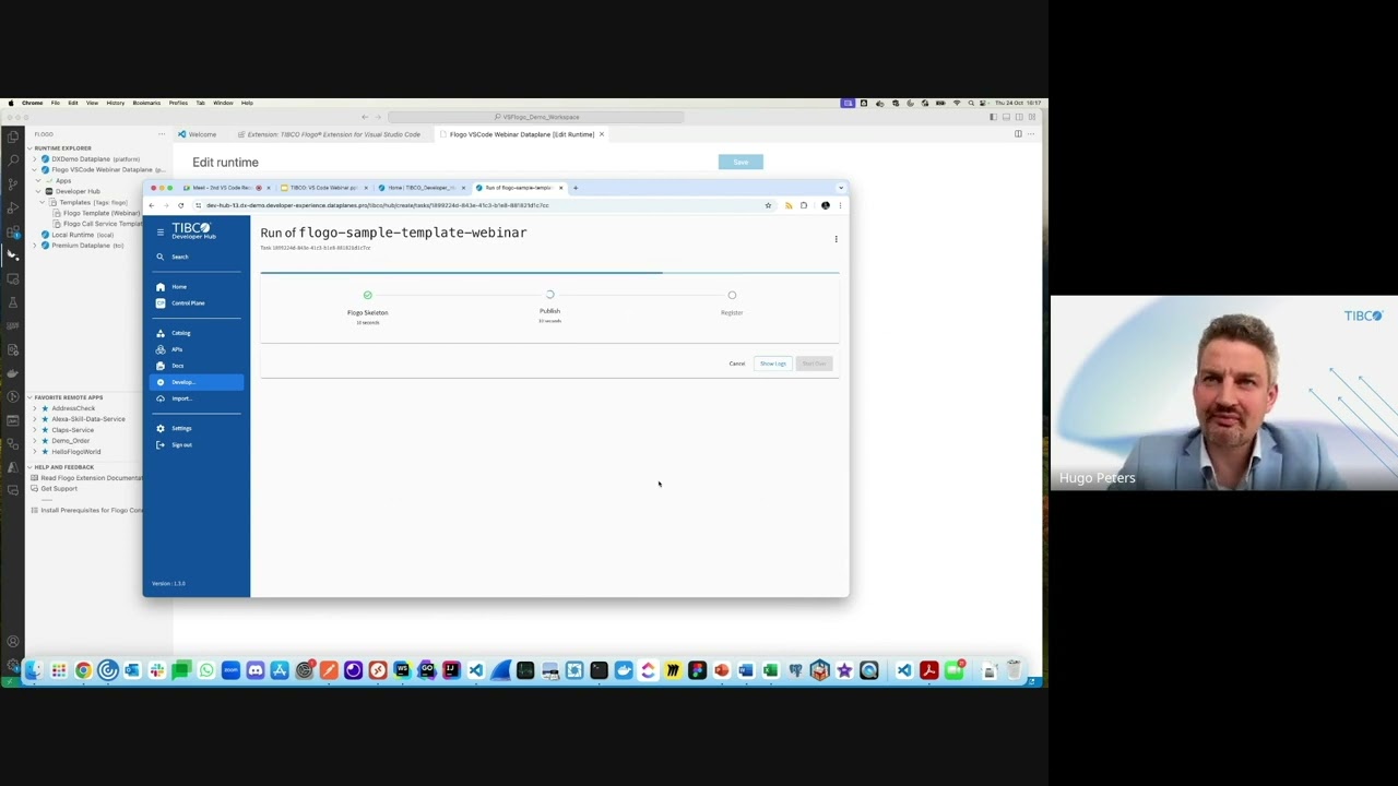 Demo 1: TIBCO Flogo Enterprise extension for VS Code